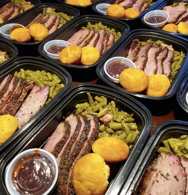 Prepared meals in containers