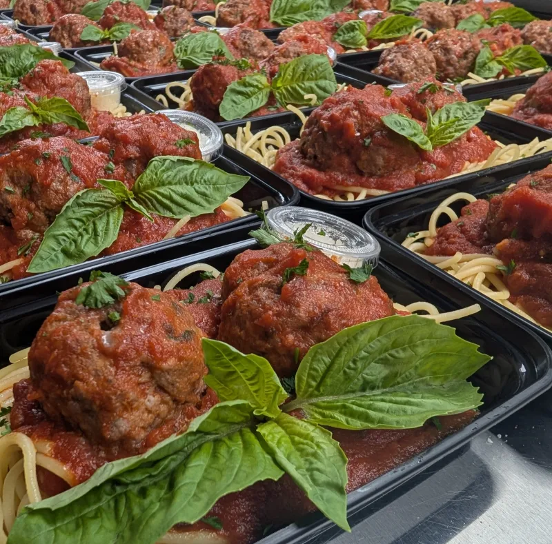 Homemade Spaghetti & Meatballs