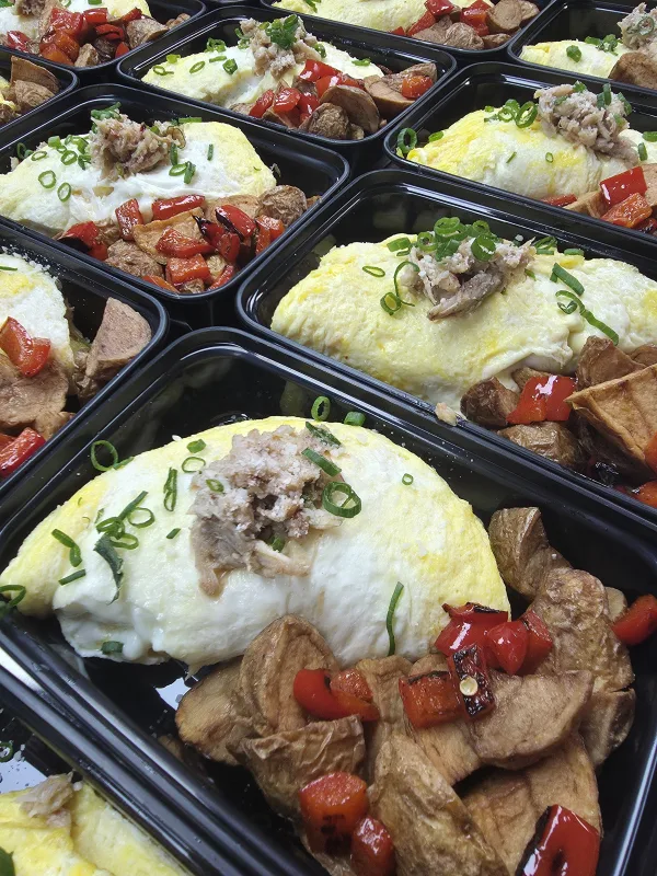 Crab Omelet & Hash