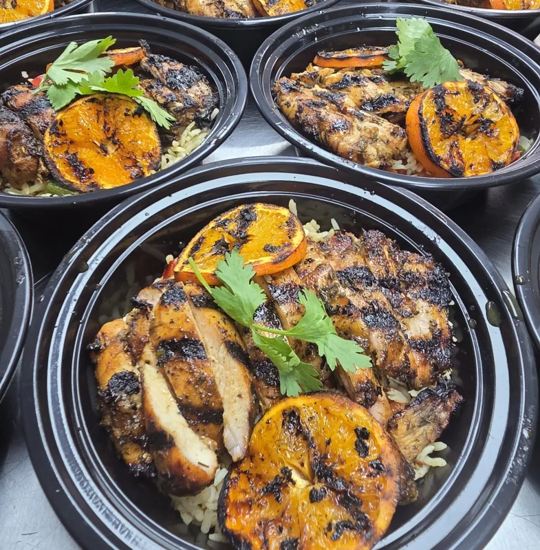 Citrus Jerk Chicken Burrito Bowl
